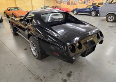 1977 Black Corvette For Sale