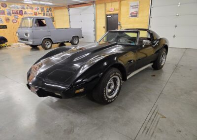 1977 Black Corvette For Sale