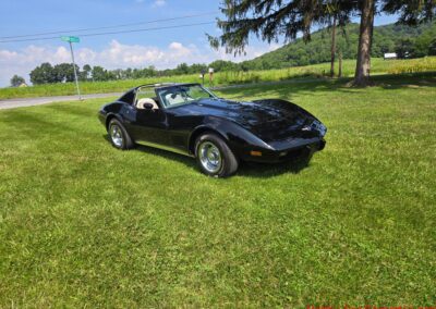 1977 Black Corvette T Top For Sale