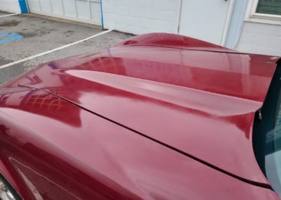 1977 Dark Red Corvette Black int For Sale