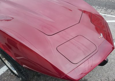 1977 Dark Red Corvette Black int For Sale