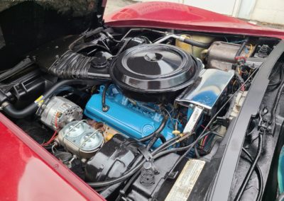 1977 Dark Red Corvette Black int For Sale