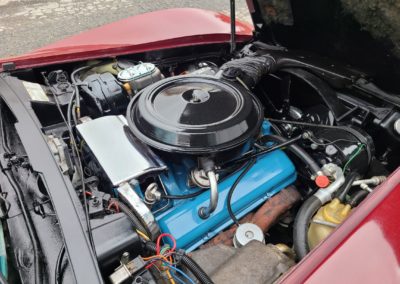 1977 Dark Red Corvette Black int For Sale