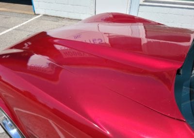 1977 Dark Red Corvette Hot Rod For Sale