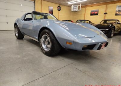 1977 Light Blue Corvette 4spd For Sale