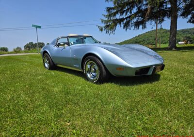 1977 Light Blue Corvette For Sale