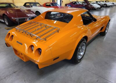 1977 Orange Corvette Brown Interior 1 Owner For Sale