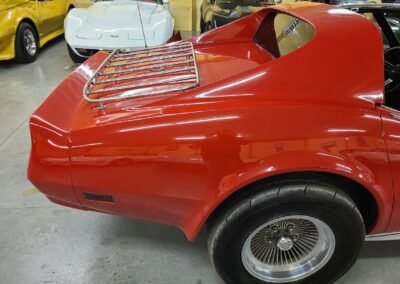 1977 Red Corvette T Top Black Int
