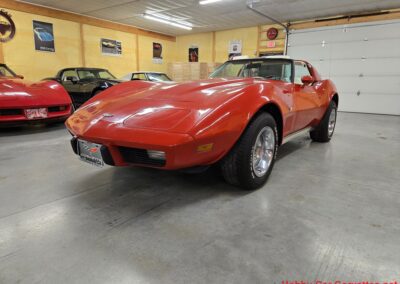 1977 Red C3 Corvette Red And White Interior T Top