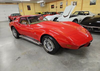 1977 Red Corvette Hot Rod T Top