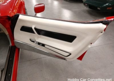 1977 Red Corvette 4spd White Interior