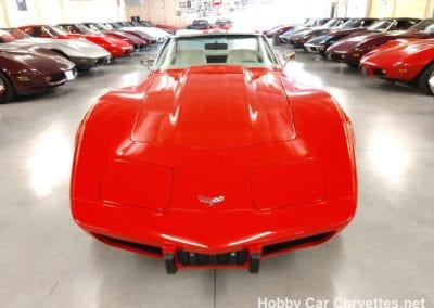 1977 Red Corvette 4spd White Interior