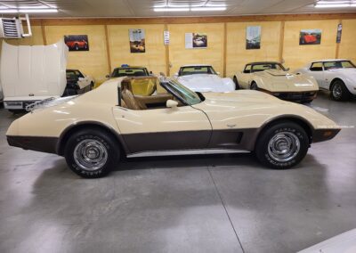 1977 Tan Corvette 4spd For Sale