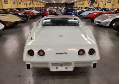 1977 White Corvette Manual Transmission T Top