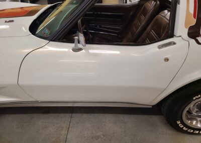 1977 White Corvette Manual Transmission T Top