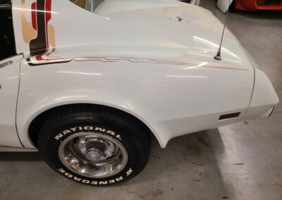 1977 White Corvette Manual Transmission T Top