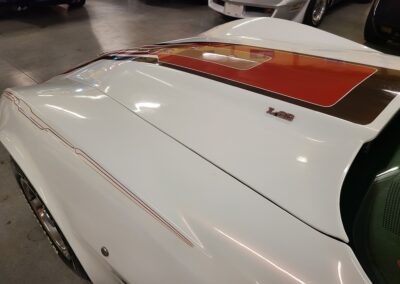 1977 White Corvette Manual Transmission T Top