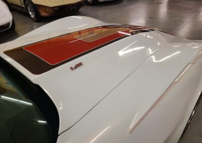 1977 White Corvette Manual Transmission T Top
