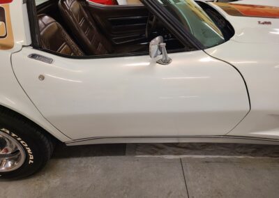 1977 White Corvette Manual Transmission T Top