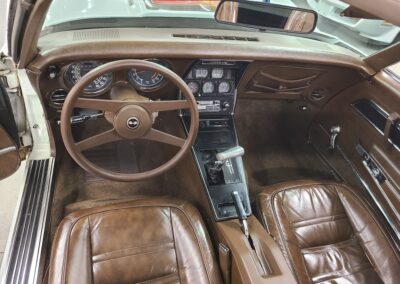 1977 White Corvette Manual Transmission T Top