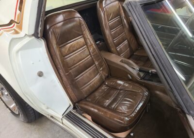 1977 White Corvette Manual Transmission T Top