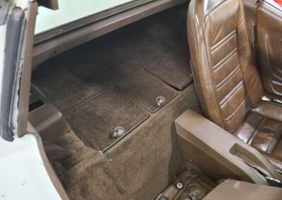 1977 White Corvette Manual Transmission T Top