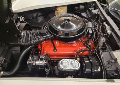 1977 White Corvette Manual Transmission T Top