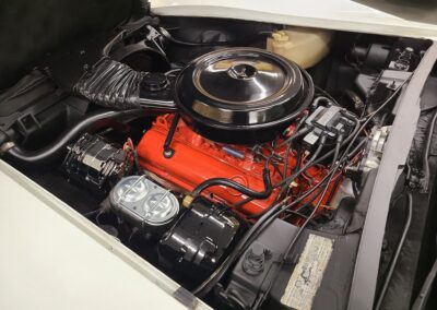 1977 White Corvette Manual Transmission T Top