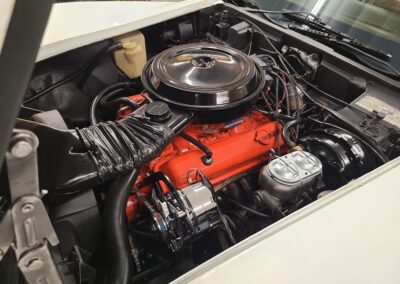 1977 White Corvette Manual Transmission T Top