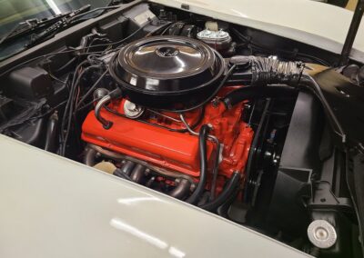 1977 White Corvette Manual Transmission T Top