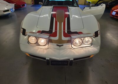 1977 White Corvette Manual Transmission T Top