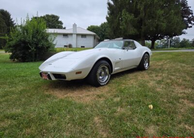 1977 White C3 Corvette Smoke Gray Interior For Sale