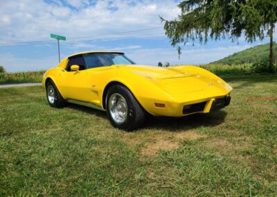 1977 Yellow L82 4spd Corvette T Top