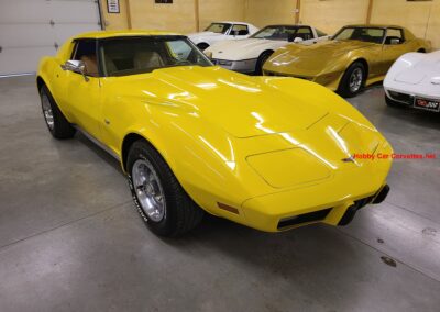 1977 Bright Yellow Corvette T Top For Sale