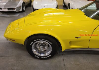 1977 Bright Yellow Corvette T Top For Sale