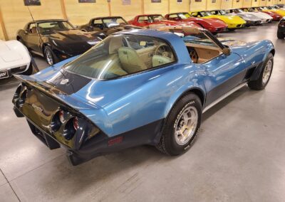 1978 Blue Corvette Manual For Sale