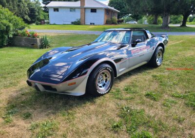 1978 Black Pace Car Corvette 300HP Hot Rod For Sale