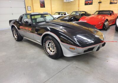 1978 Black Pace Car Corvette 300HP Hot Rod For Sale
