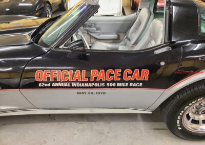 1978 Black Pace Car Corvette 300HP Hot Rod For Sale