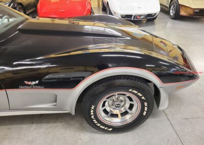 1978 Black Pace Car Corvette 300HP Hot Rod For Sale