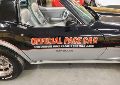 1978 Black Pace Car Corvette 300HP Hot Rod For Sale
