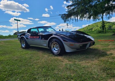 1978 Black Pace Car Corvette 300HP Hot Rod For Sale