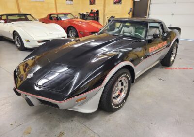 1978 Black Pace Car Corvette 300HP Hot Rod For Sale