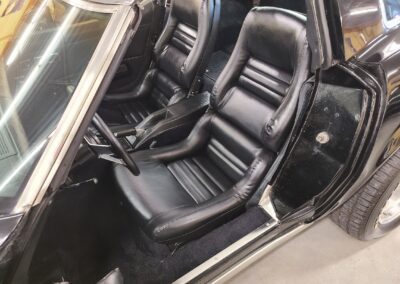 1979 Black Corvette T Top Black Leather Interior