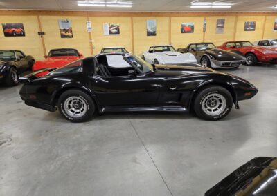 1979 Black Corvette T Top Black Leather Interior