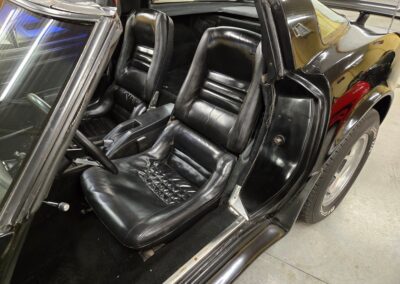 1979 Black Corvette T Top Black Leather Interior