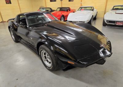 1979 Black Corvette T Top Black Leather Interior