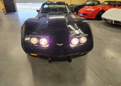 1979 Black Corvette T Top Black Leather Interior