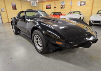 1979 Black Corvette T Top Black Leather Interior