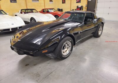 1979 Black Corvette Stingray Auto T Top